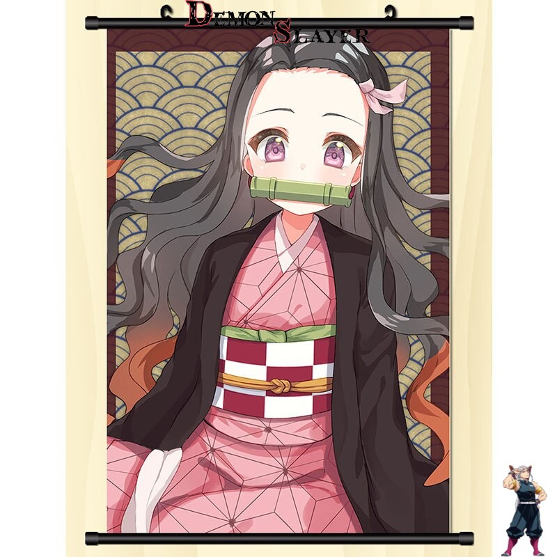 Affiche Déroulante Kawaii Nezuko Kamado - Demon Slayer