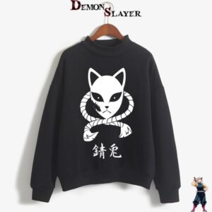 Pull Demon Slayer avec Masque de Sabito
