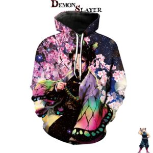 Sweat Demon Slayer Shinobu Kocho modèle Nuit Étoilé