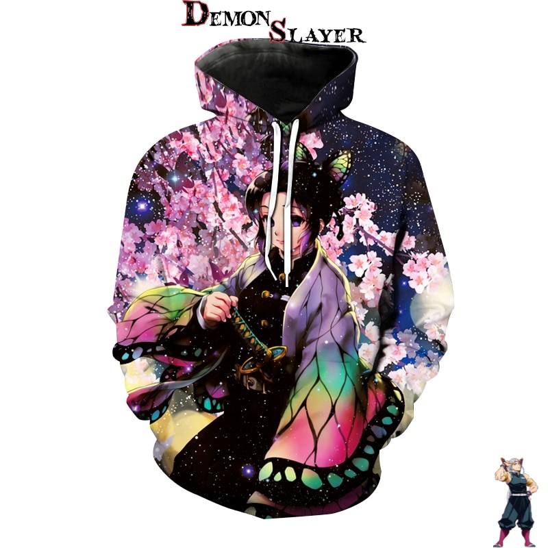 Sweat Demon Slayer Shinobu Kocho modèle Nuit Étoilé