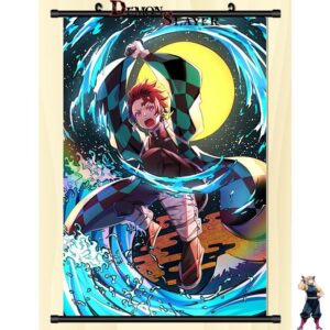 Poster déroulant Demon Slayer Tanjiro, Souffle de l'Eau