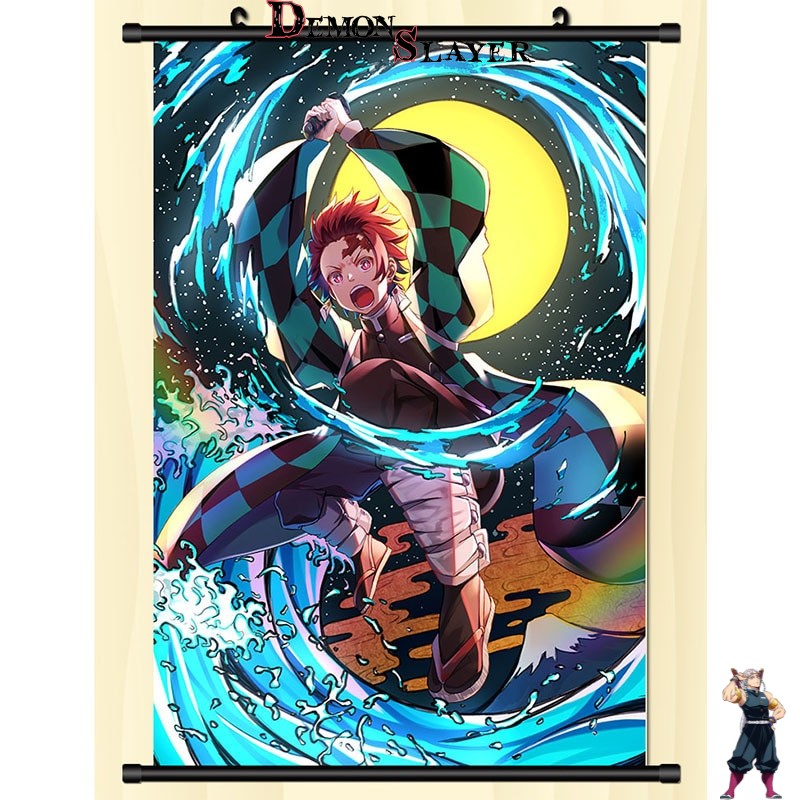 Poster déroulant Demon Slayer Tanjiro, Souffle de l'Eau