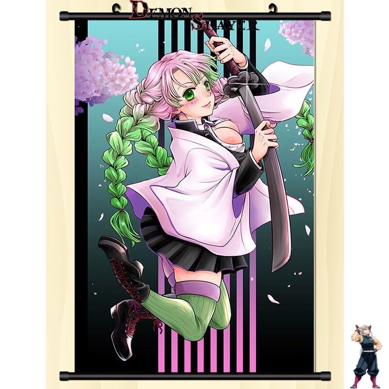 Poster déroulant Demon Slayer Mitsuri Kanroji Sexy en 20 cm x 30 cm ou 30 cm x 45 cm