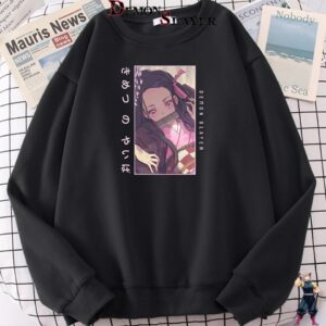 Pull Demon Slayer Nezuko avec motif bamboo