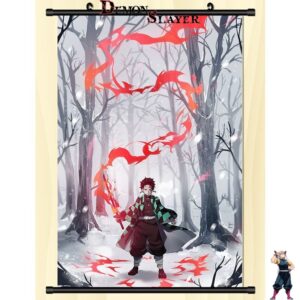Poster déroulant Demon Slayer Tanjiro Style48 Souffle du Feu