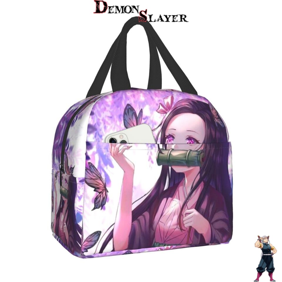 Sac à repas Demon Slayer Nezuko modèle Bambou