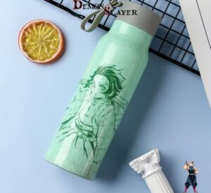 Thermos Demon Slayer avec Nezuko effrayée