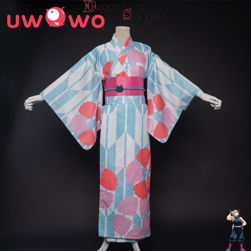 Kimono Demon Slayer Original Mitsuri en tailles S, M et L – Image 3
