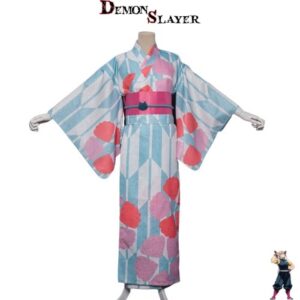 Kimono Demon Slayer Original Mitsuri en tailles S, M et L