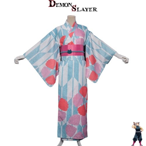 Kimono Demon Slayer Original Mitsuri en tailles S, M et L
