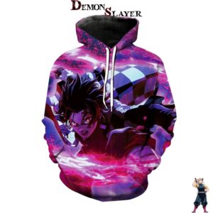 Sweat Demon Slayer Tanjiro Attaque Démon du XXS au 5XL