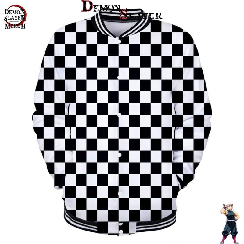 Veste baseball Demon Slayer version Kimetsu