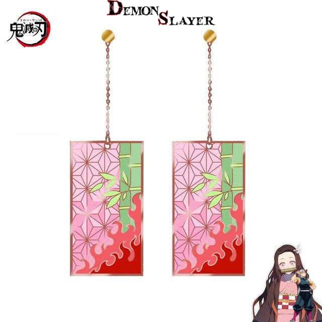 Boucles d’oreilles Nezuko, bijou Demon Slayer