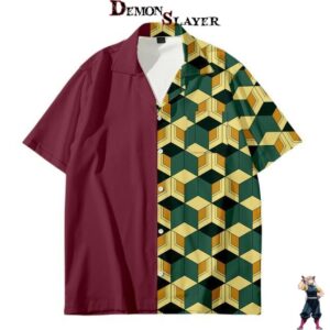 Chemise Giyu Demon Slayer, du XS au 6XL