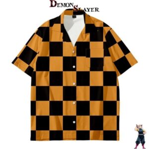 Chemise orange Demon Slayer