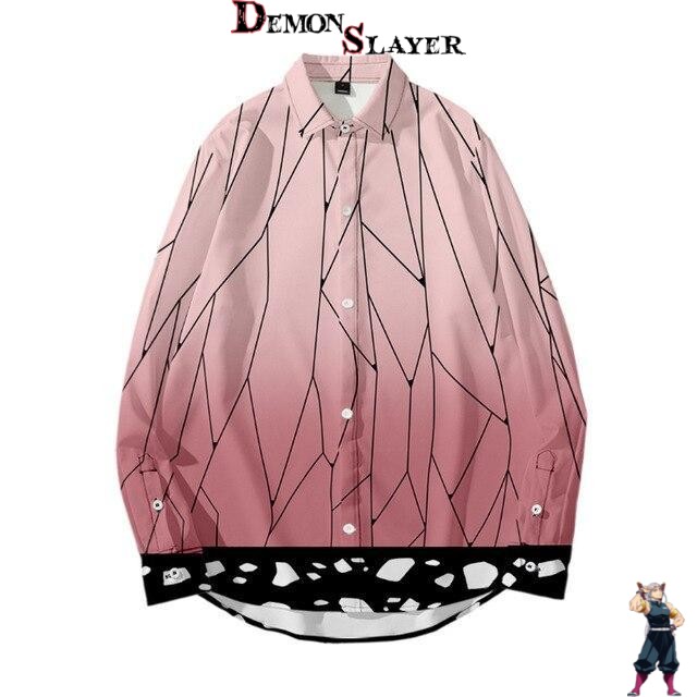 Chemise Demon Slayer Kocho a manches longues