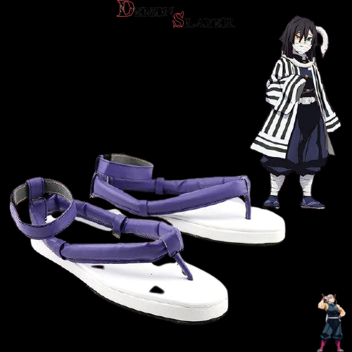 Chaussures de cosplay Obanai Iguro Demon Slayer, tailles 35 à 48