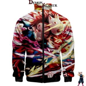 Veste Demon Slayer Tanjiro Hinokami Kagura, tailles jusqu'à 4XL