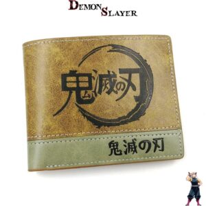 Portefeuille logo Demon Slayer pour fan de la série