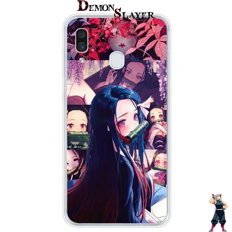 Coque Samsung Demon Slayer Nezuko Chan pour modèles A 2017 et 2018