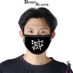 Masque Demon Slayer - Inscription Kanji Destroy