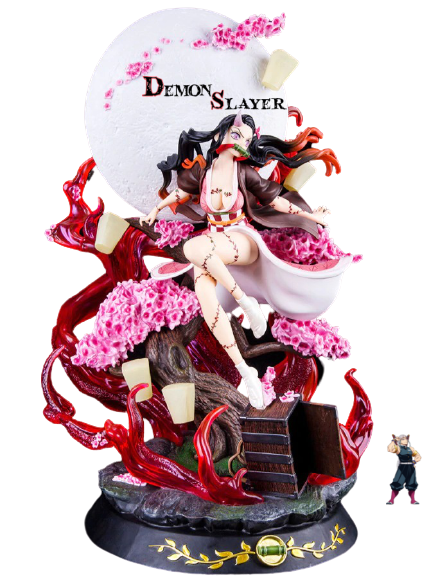 Nezuko Kamado Forme Démoniaque - Figurine Lumineuse Demon Slayer