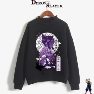 Pull Demon Slayer Shinobu Kawaii, tailles S à 2XL
