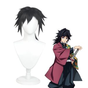 Perruque Giyu Tomioka de Demon Slayer