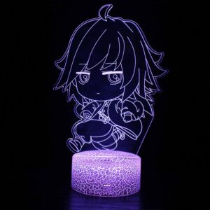 Lampe 3D Demon Slayer Giyu Mini avec télécommande sans fil