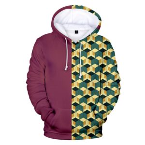 Sweat à capuche Demon Slayer Giyu Tomioka, style distinctif