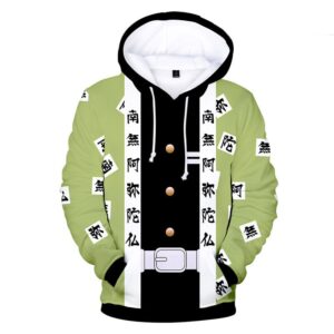 Sweat à capuche Demon Slayer tenue de Gyomei Himejima