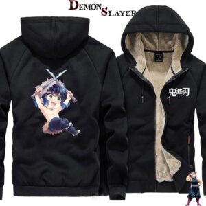 Veste Demon Slayer Inosuke Chibi en tailles S à 6XL