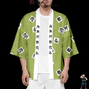 Kimono Gyomei Demon Slayer du XXS au 4XL