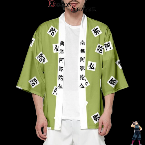 Kimono Gyomei Demon Slayer du XXS au 4XL