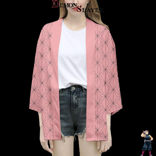 Kimono Nezuko Demon Slayer avec tailles XXS à 4XL