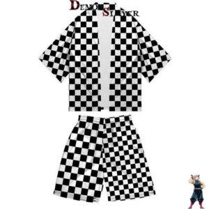 Kimono Demon Slayer Obanai Iguro, tenue en tailles XS à 5XL