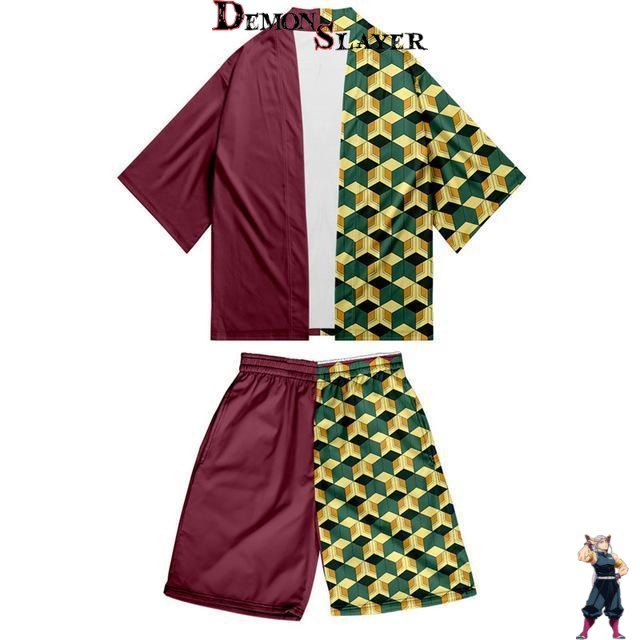 Kimono Demon Slayer Giyu Tomioka, tailles du XS au 5XL