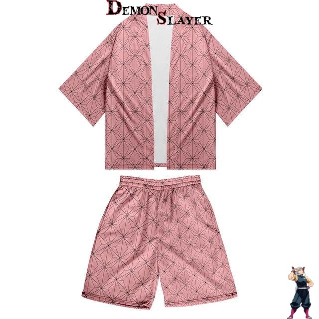 Kimono Demon Slayer Nezuko, tailles du XS au 5XL