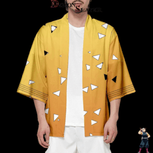 Kimono Demon Slayer Zenitsu du XXS au 4XL