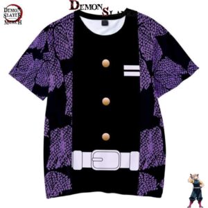 T-Shirt Demon Slayer Kokushibo en tailles XXS à 4XL