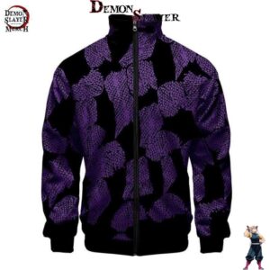 Veste Demon Slayer Kokushibo, tailles XXS à 4XL
