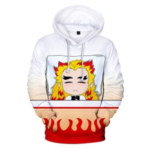 Sweat Kyojuro endormi Demon Slayer
