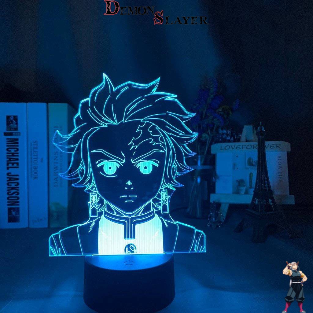 Lampe Demon Slayer Tanjiro en buste, 16 ou 7 couleurs