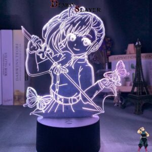 Lampe Kanao Demon Slayer - 16 couleurs avec télécommande ou 7 couleurs sans télécommande