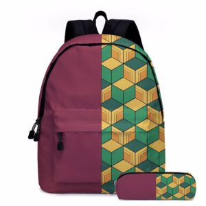 Ensemble sac à dos et trousse Demon Slayer Giyu