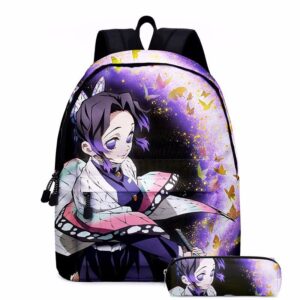 Ensemble sac à dos et trousse Demon Slayer Shinobu Kocho