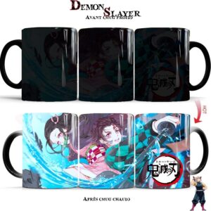Mug Demon Slayer famille Kamado avec Nezuko et Tanjiro