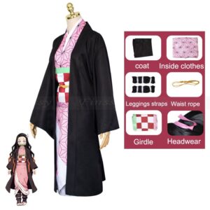Costume cosplay Demon Slayer de Nezuko Kamado