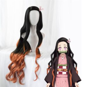 Perruque Nezuko Kamado de Demon Slayer