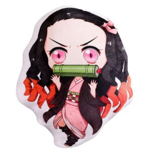 Coussin Nezuko Kamado avec bambou, Demon Slayer